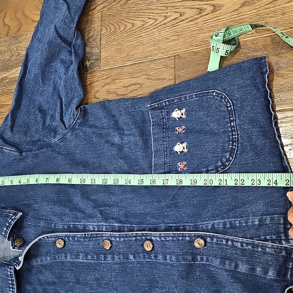 Embroidered Denim Shirt - Picture 9 of 9